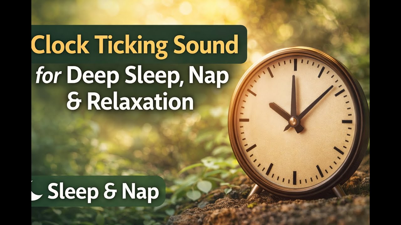 “Gentle Clock Ticking for Sleep, Power Nap & Relaxation”