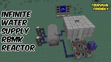 [OUTDATED] RBMK Reactor with INFINITE WATER Supply || HBMs Mod Small RBMK Reactor Tutorial