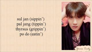 BTS (방탄소년단) - Dionysus (Easy Lyrics)