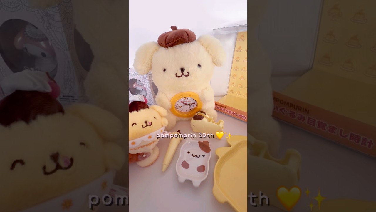 全部秒で完売😭大人気の理由が詰まってた…ポムポムプリン30thラス1確保