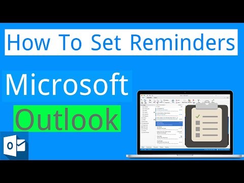 How to Set Reminders in Microsoft Outlook