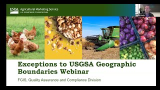 FGIS Exceptions to USGSA Boundaries Webinar