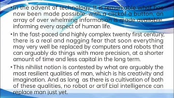 LESSON 5: ARTISTS AND ARTISANS