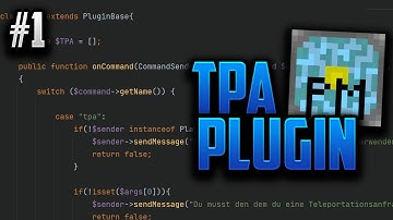 How to program a TPA Plugin in Pocketmine | #1