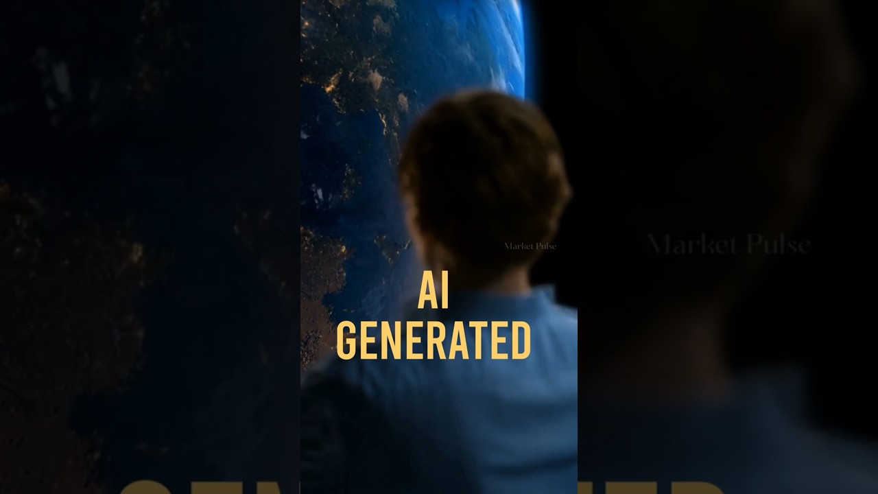 AI generated futuristic visuals. 