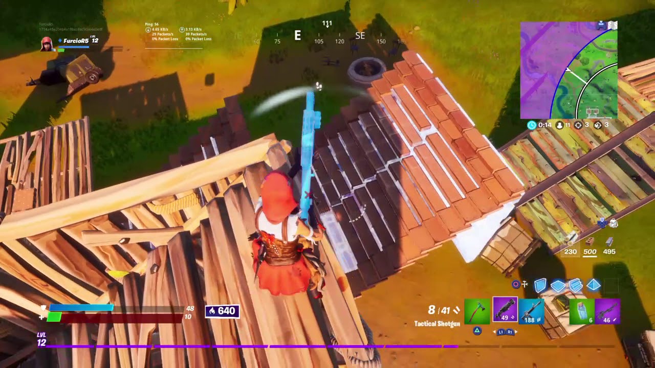 First game of chapter 2 season 2 (in arena solo)