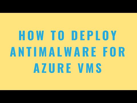 Cara Deploy Anti-malware untuk Azure VMS