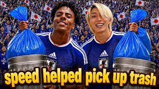 IShowSpeed ​​helped pick up trash after watching the World Cup ⚽️