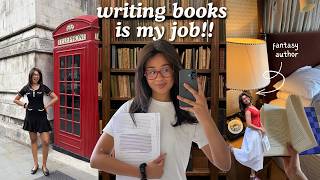 life as a FANTASY author in LONDON! 🇬🇧 publishing updates + weekend trip