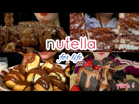 PROFITEROLES NUTELLA | BEST ASMR | DESSERT MUKBANG | NUTELLA FOR LIFE PART 6