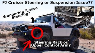 FJ Cruiser Steering Issue - Wandering, Squirrely, Pulling - Steering Rack or Upper Control Arm
