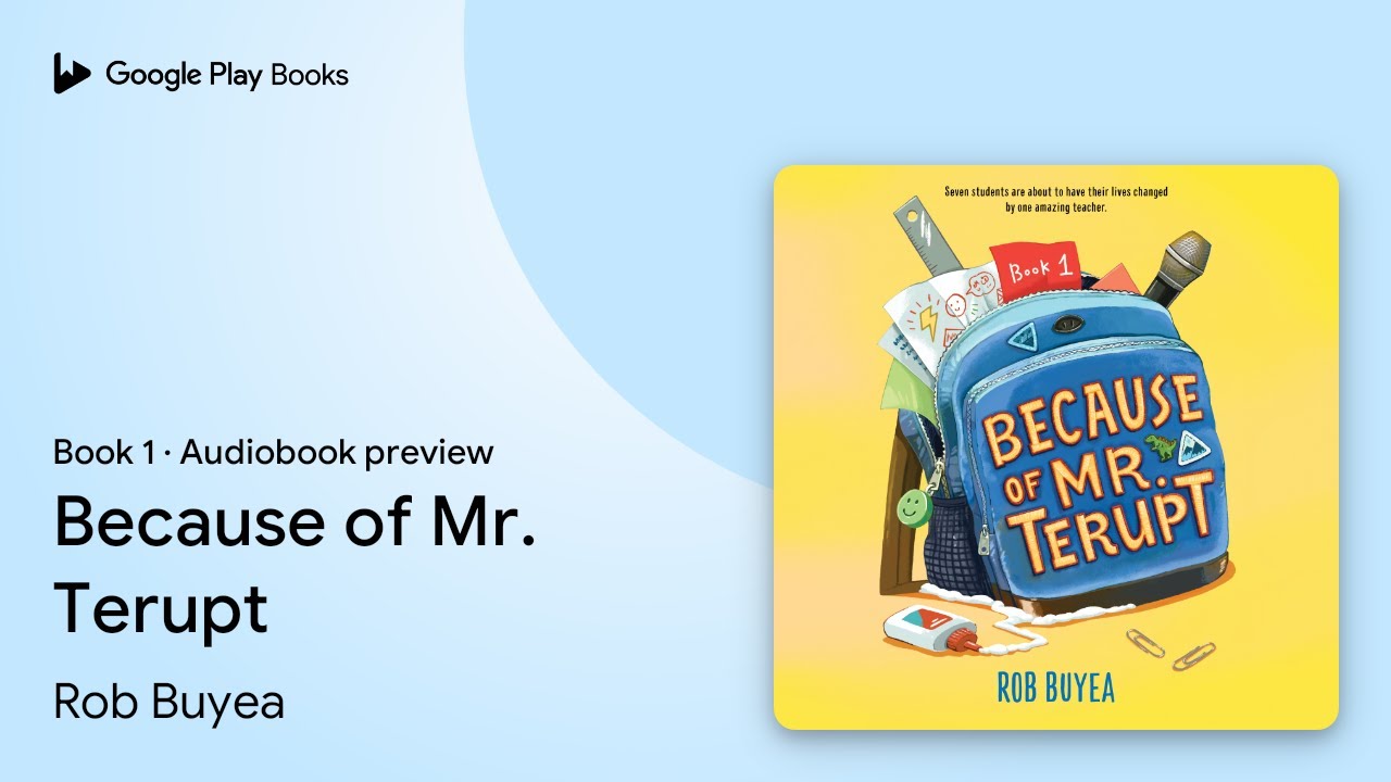 Because of Mr. Terupt Book 1 by Rob Buyea · Audiobook preview - YouTube