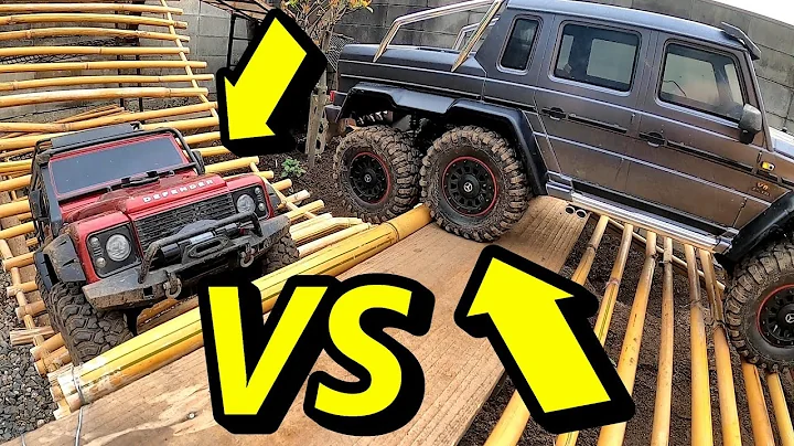 Traxxas TRX6  VS TRX4 Battle on Bamboo course