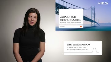 ALLPLAN for Infrastructure: Roads, Bridges, Tunnels, Retaining walls and more