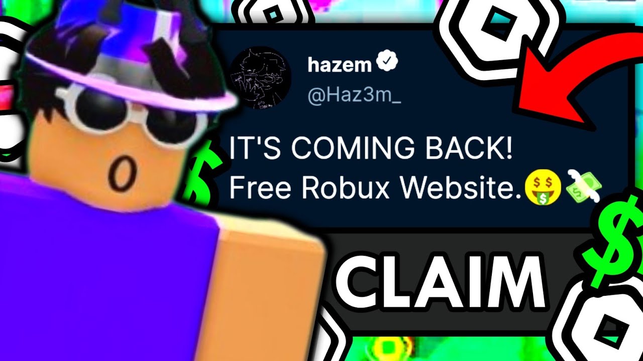 Hazem Free Robux Website Is Coming Back Pls Donate Youtube