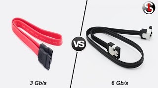 Сравнение кабеля SATA 3Gb/s с 6Gb/s