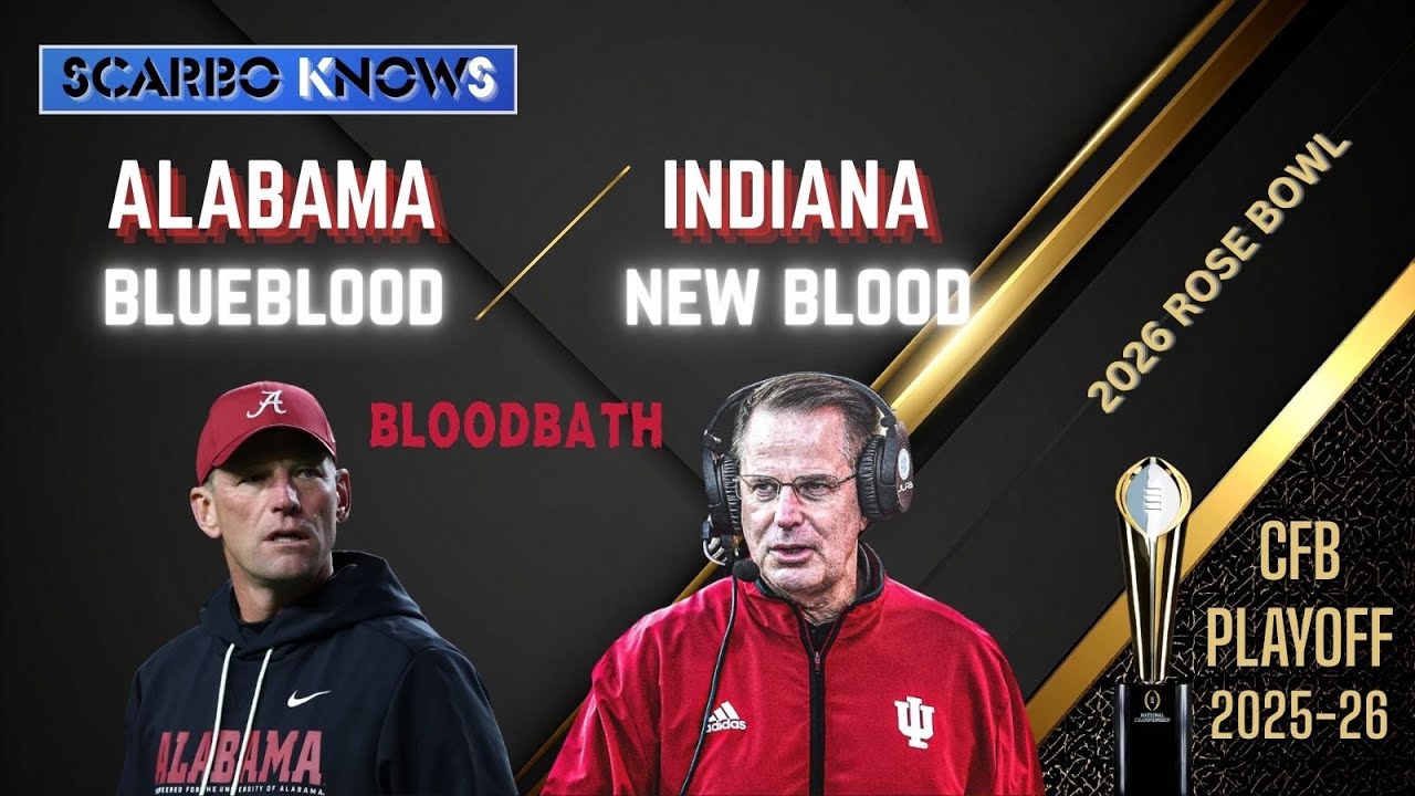 Alabama vs. Indiana: The CFP Rose Bowl could be a bloodbath