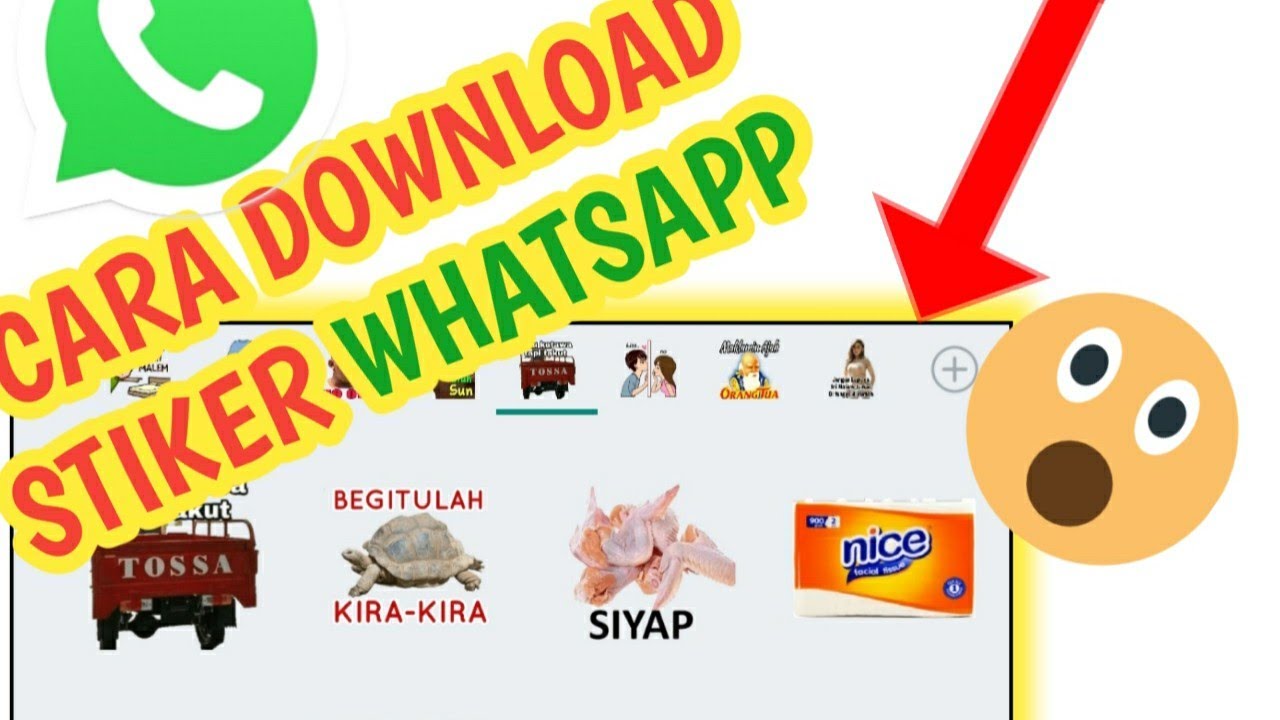 CARA DOWNLOAD STIKER  WHATSAPP  DENGAN MUDAH DAN SIMPLE 1 