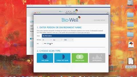 Bio-Well Tutorial: Conducting a Stress Test Scan Offline