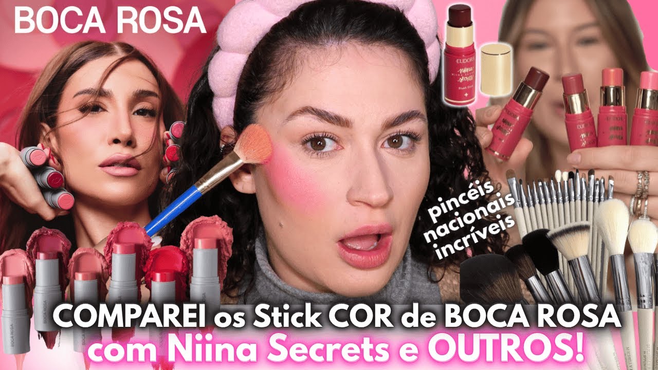 TODAS as Cores do STICK Cor de Boca Rosa: O QUE MUDOU?