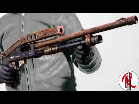 Shotgun restoration - plus firing test- franchi pa8 restoration  - gun restoration 