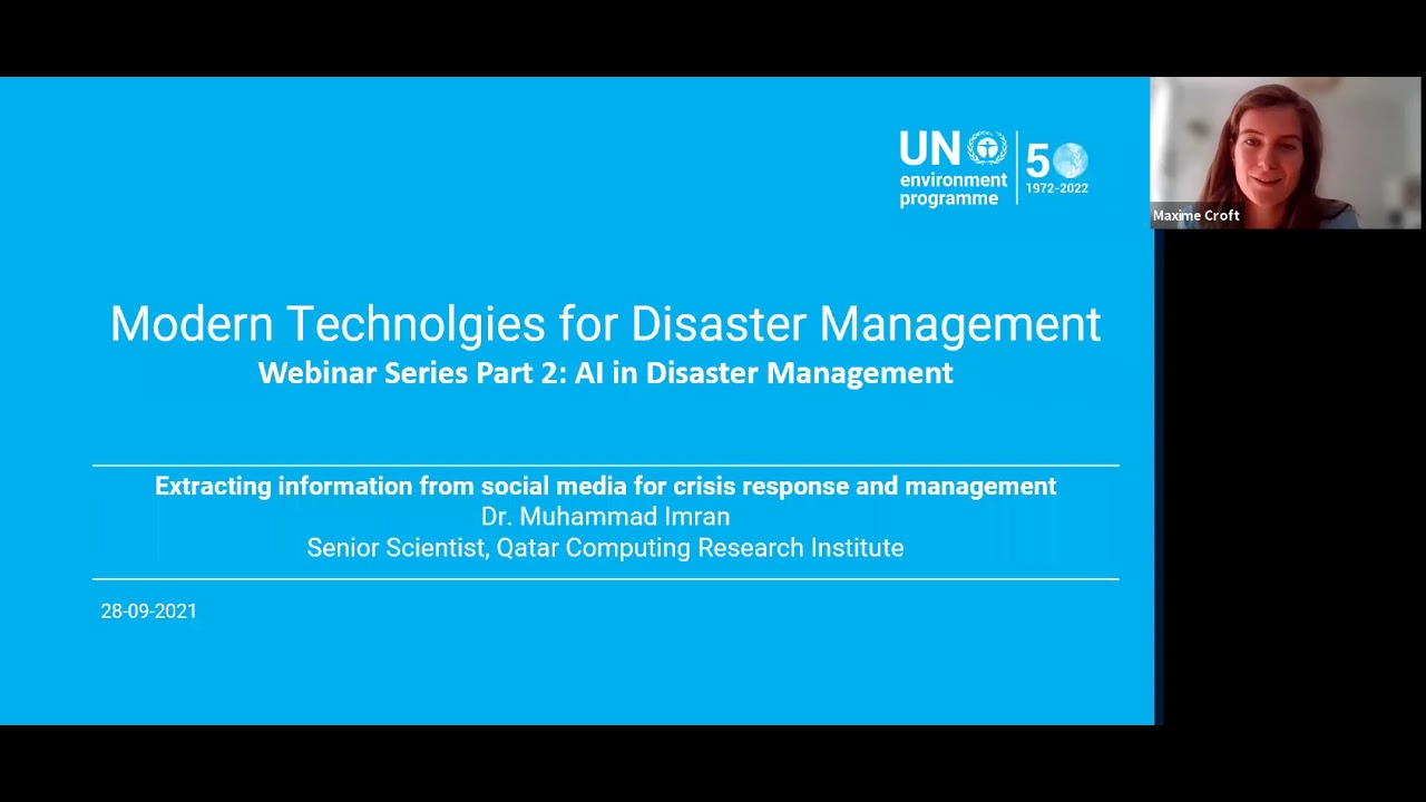 Artificial Intelligence in Disaster Management - YouTube