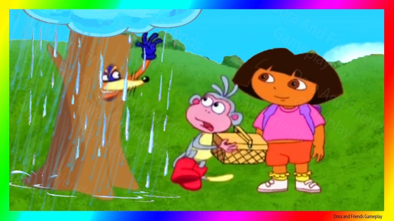 Dora the Explorer Games to play Cartoon  Dora and the Rainy Day  Dora Buji In Tamil