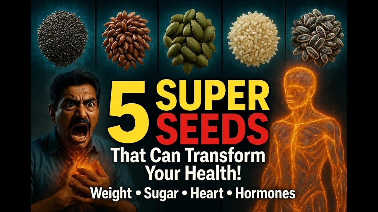 5 Super Seeds That Can Change Your Health Forever | Chia, Flax, Pumpkin, Sesame, Sunflower
