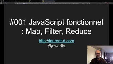 #001 Programmation fonctionnelle en JavaScript   Partie 1