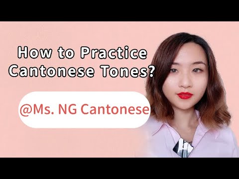 Ms Yoyo Ng How To Practice Cantonese Tones Pronunciation Learning