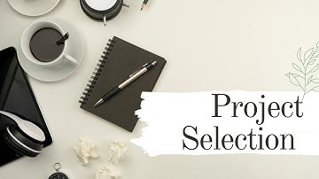 How to select Project | Project selection Models