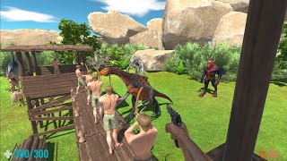 Helping Humans to Protect the Village from Monsters - Animal Revolt Battle Simulator