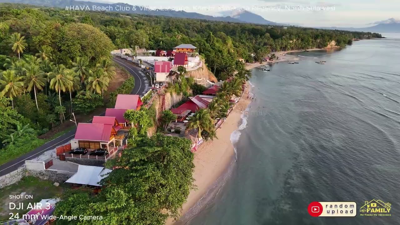 Drone View Hava Beach di Sulawesi Utara | Random Upload | DJI Air 3