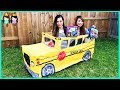 Wheels on the Bus School Songs for Kids | Pretend Play with Princess ToysReview