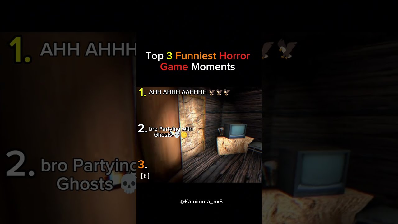 Top 3 Funniest Horror Game Moments You Can T Believe The Last One 