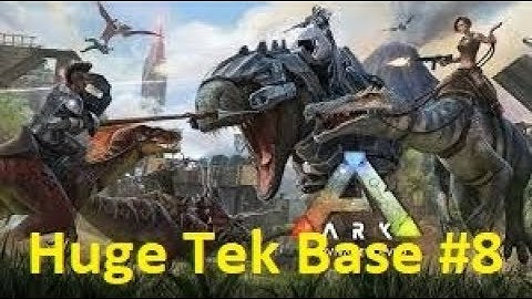 ARK Survival Evolved - Huge Tek Base - Under Water Base - Part #8