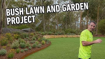 Bush Lawn and Garden Project - Steel Garden Edging Week!