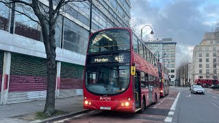 Full Route Visual - Route 133 - Streatham Station to Holborn - HV3 (LJ09 KOU) + FULL BLIND CHANGE