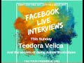 Live interview this Sunday at 3 pm with Teodora Velica.