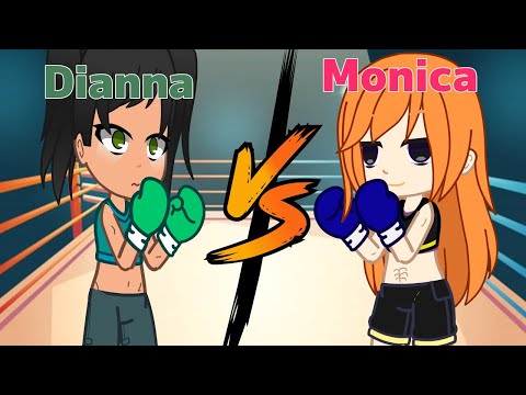 The tickle boxing match Monica vs Dianna🥊 (FT. @animationTickle_ ) ☆Animation☆