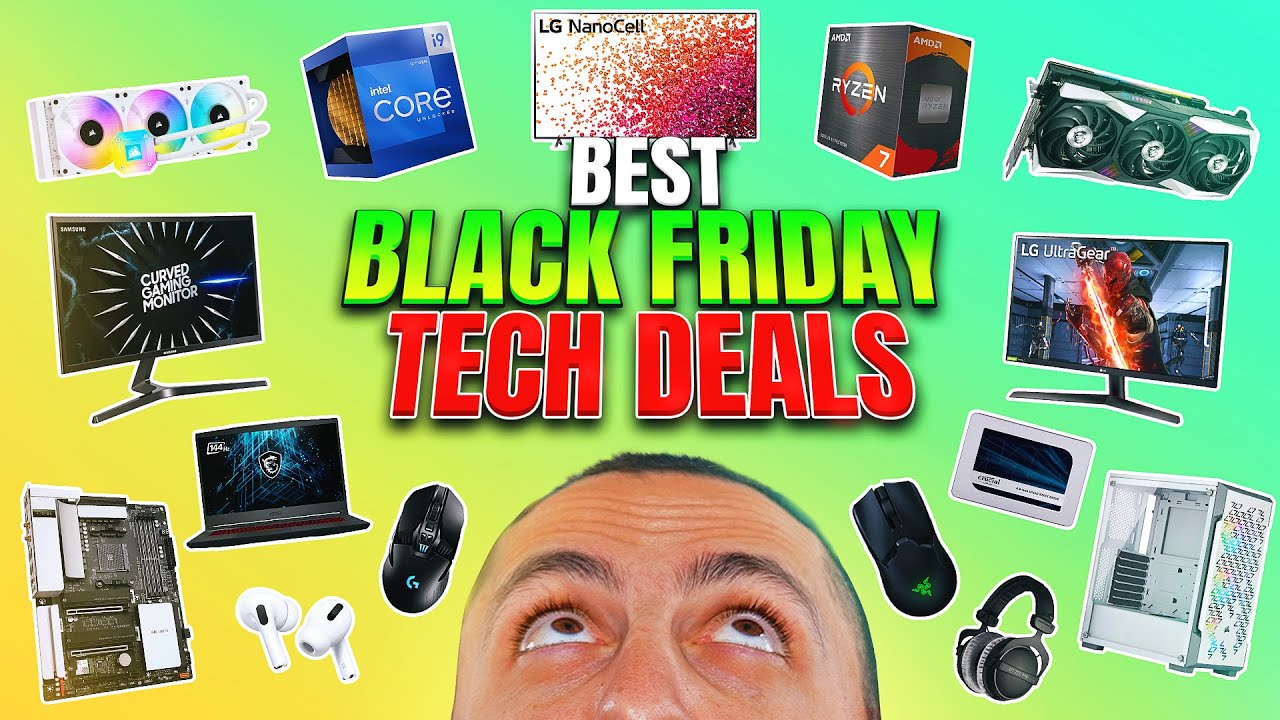 BEST Black Friday Tech Deals 2021- Newegg, Amazon, Microcenter, Bestbuy
