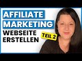 Affiliate Website erstellen Teil 2/2 - Ich baue eine Affiliate Nischenseite mit Builderall auf 2022