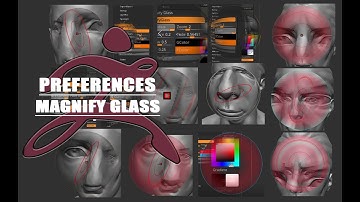 【ZBrush 2022】【memo】preferences:Magnify Glass