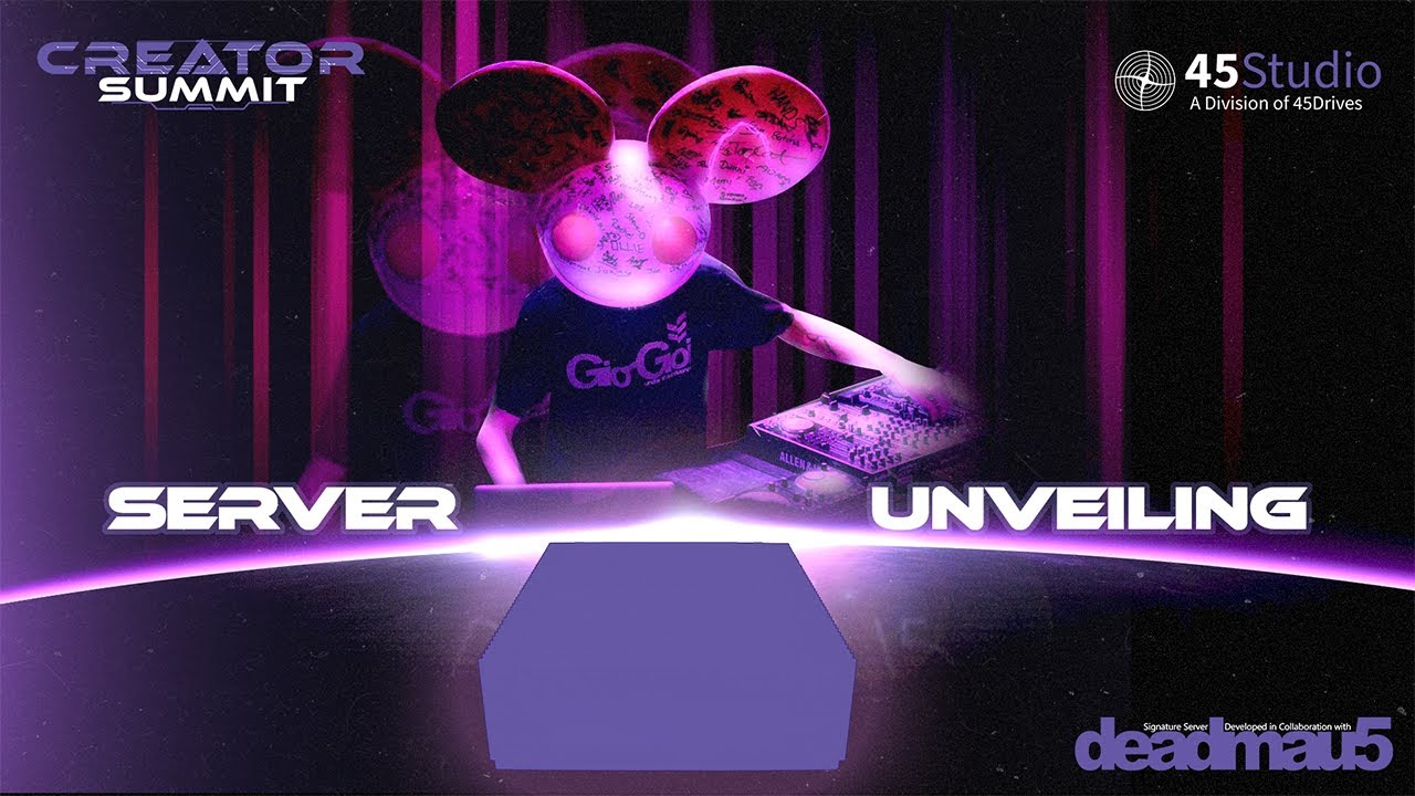 @deadmau5 и 45Drives запускают сервер DEAD SILENT 45Studio для творческих профессионалов