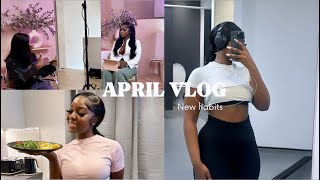 an april vlog | new habits.