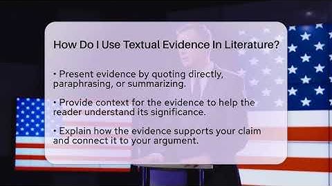 How Do I Use Textual Evidence In Literature? - The Language Library