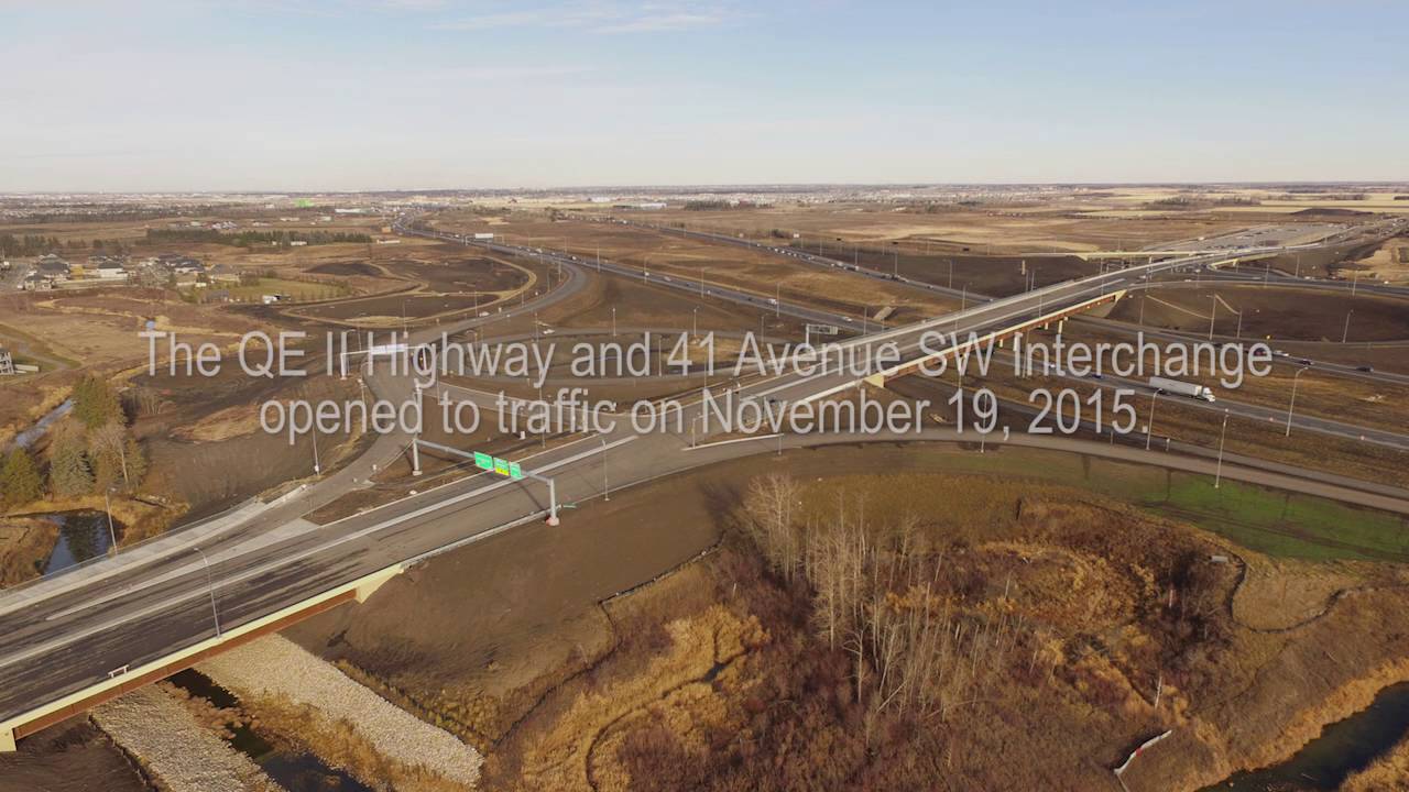 QEII 41 Street Interchange