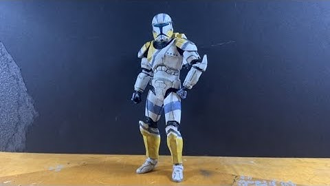 Weathering Tutorial - Star Wars: The Black Series 1/12 Custom Clone Commando