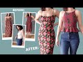 Spring THRIFT FLIP | Making clothes fit my style (and my body) better!