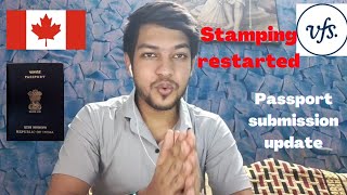 Latest update on VFS canada| Passport submission for Canada visa| Canada visa stamping 2021| 🇮🇳➡️🇨🇦 screenshot 2
